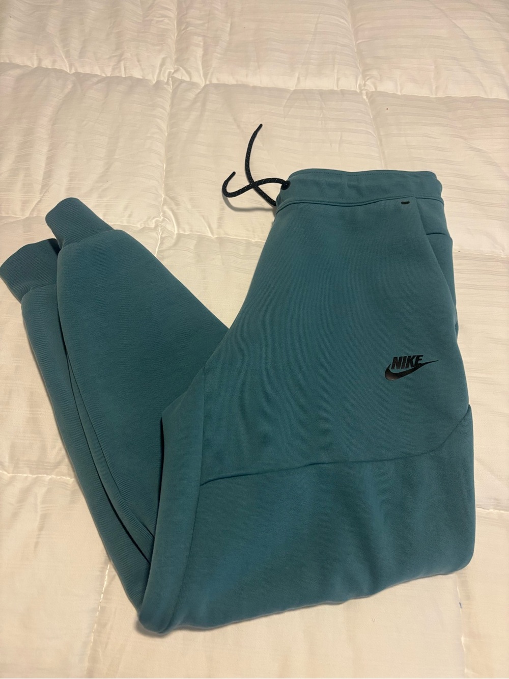Nike Tech Teal Jogger Sweatpants Size Small - Like New